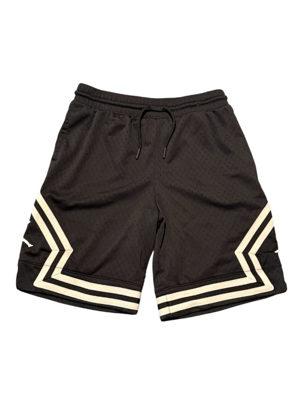 Air Jordan Nike Dri-fit Youth (12-13) Diamond Woven Mesh Basketball Short Black
